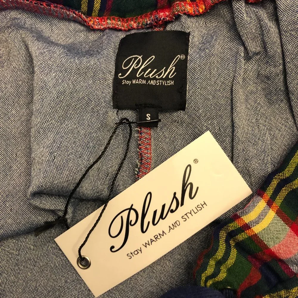 Plush Ultra Soft Plaid Pajama Set
